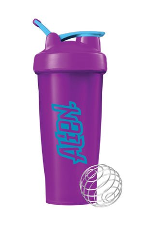 Ghost Purple Glitch Protein Shaker Bottle